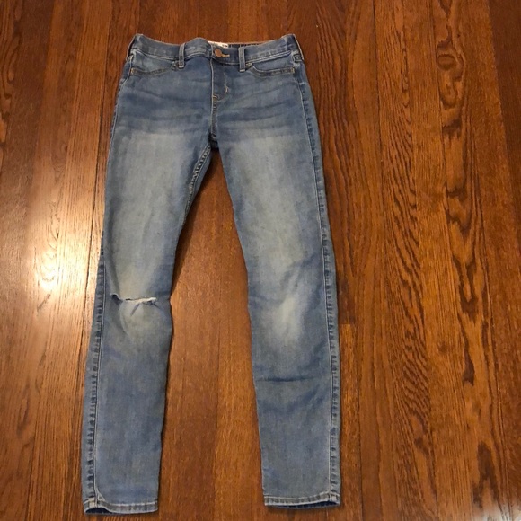 Abercrombie Kids Mid-Rise Pull On Jean legging - Slim 13/14 - Picture 1 of 4